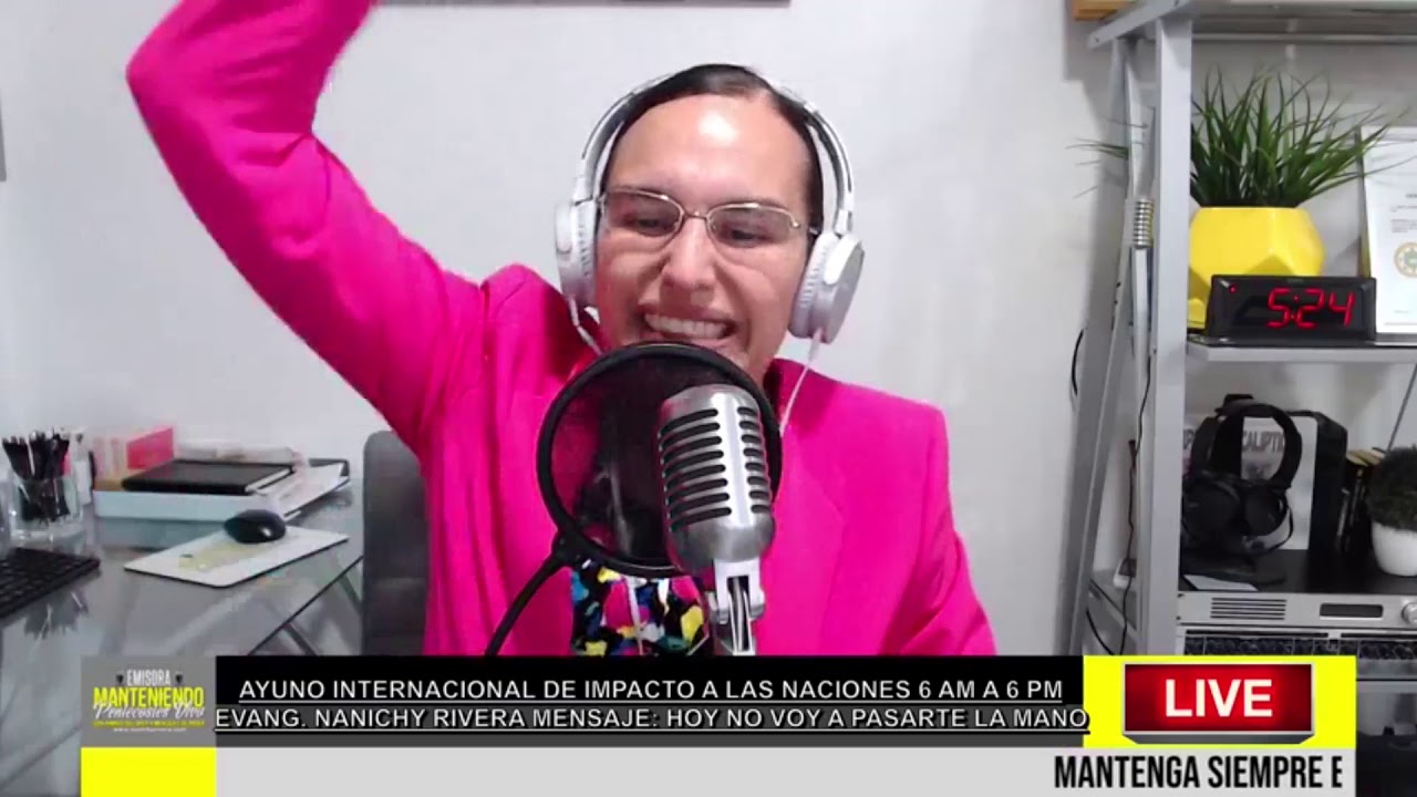 Evang. Nanichy Rivera- Hoy no voy a pasarte la mano
