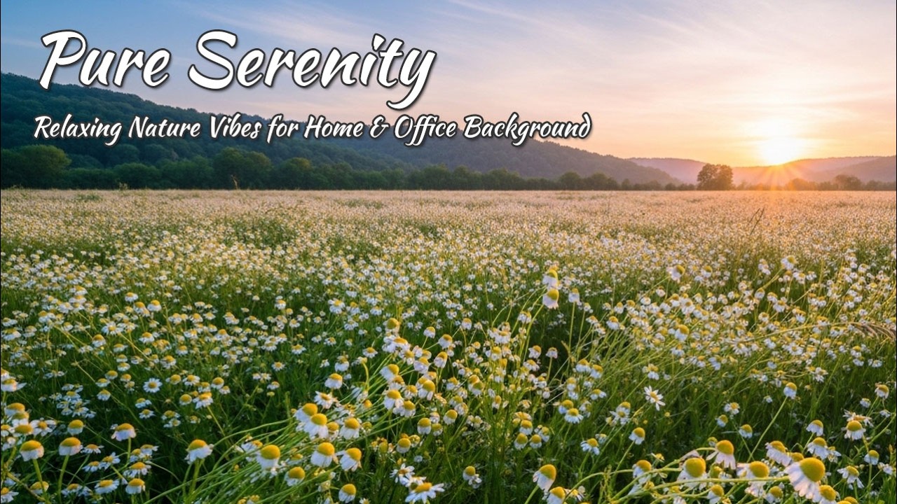 Pure Serenity ✨ Relaxing Nature Vibes for Home & Office Background