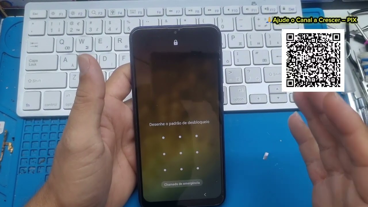 📱 Como Tirar Senha Padrão e PIN Samsung A10 e Conta Google do  – Desbloqueio Completo