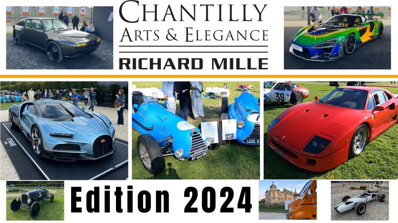Chantilly Arts et Elégance Richard Mille 2024 : Showcars, voitures mythiques et Acoma Super Comtesse