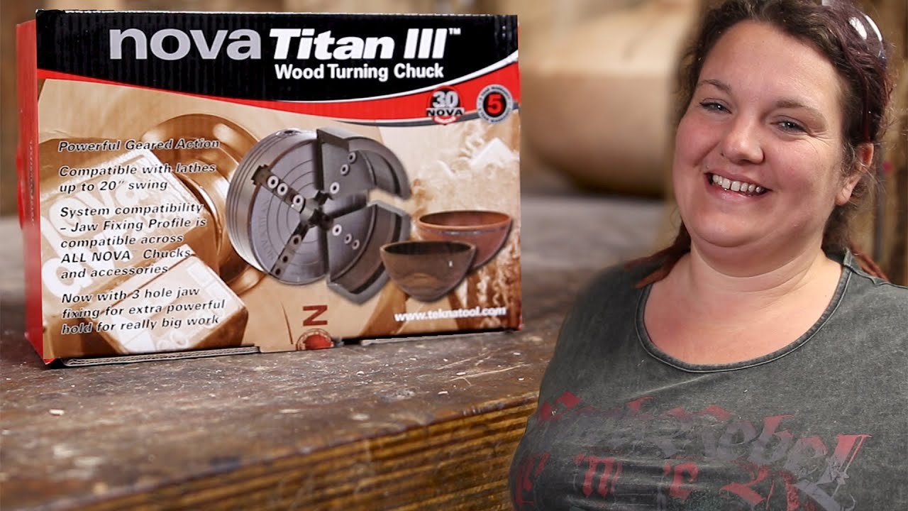 Drechselwerkstatt: Eindrücke Drechselfutter Nova Titan III