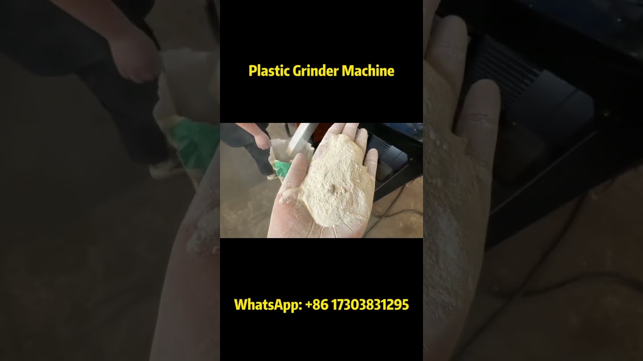 Plastic Grinder Machine Demo &ndash; Perfect for PP, PE, and More!