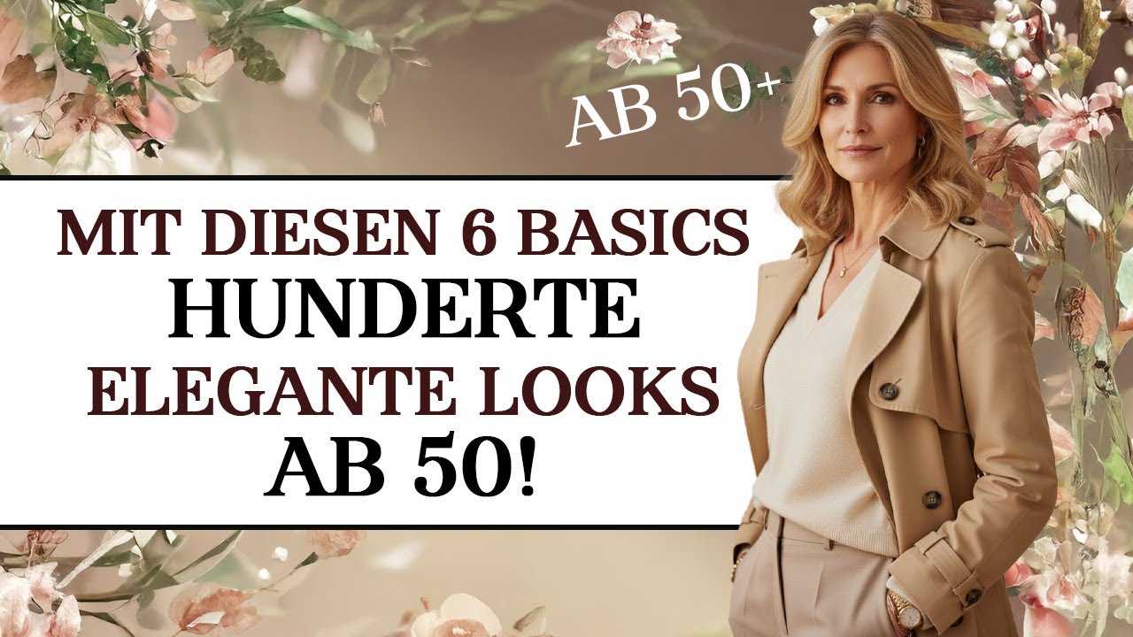 Mit diesen 6 Basics kreieren Sie hunderte elegante Looks ab 50