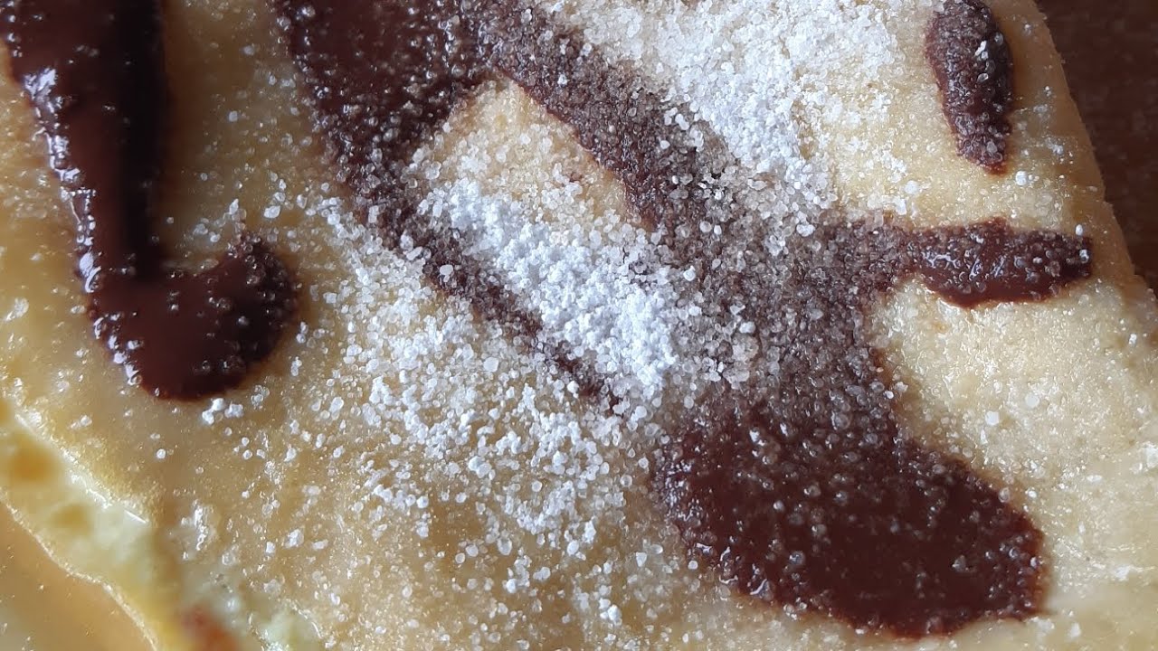 Creps de crema, sin gluten#crepes #postresfáciles 