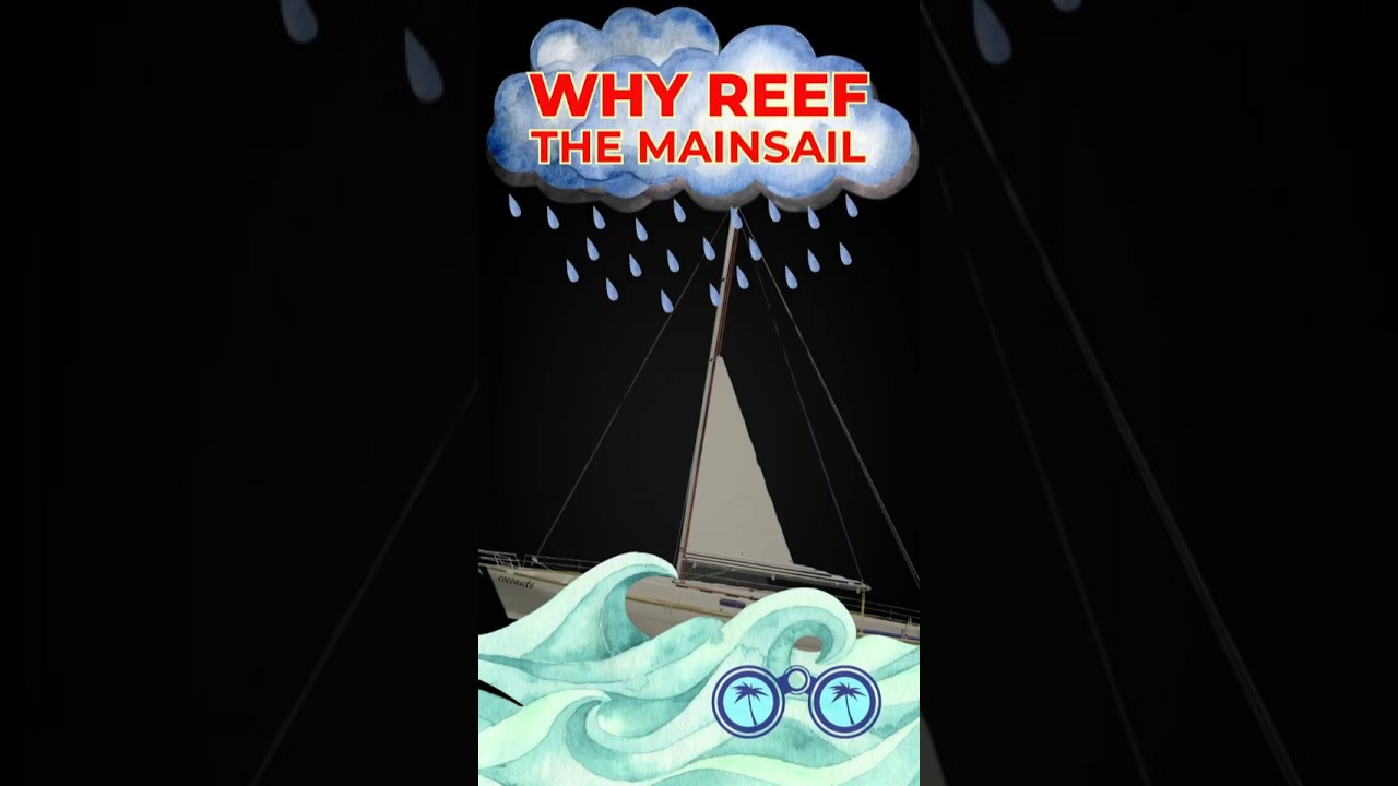 Why Reef The Mainsail  #sailingtips #beginnersailing #sailingwithcoconuts