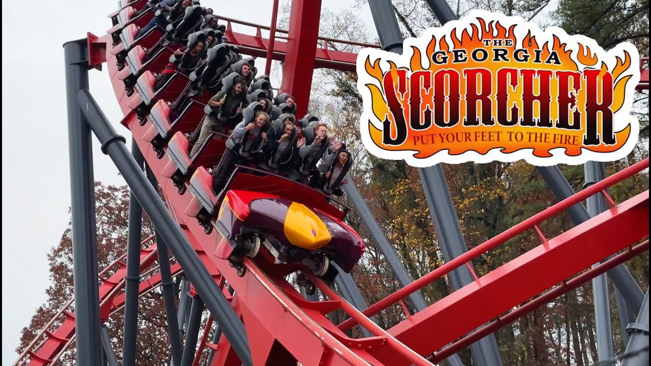 Georgia Scorcher (4K OFF Ride POV)- Six Flags Over Georgia, Austell, GA