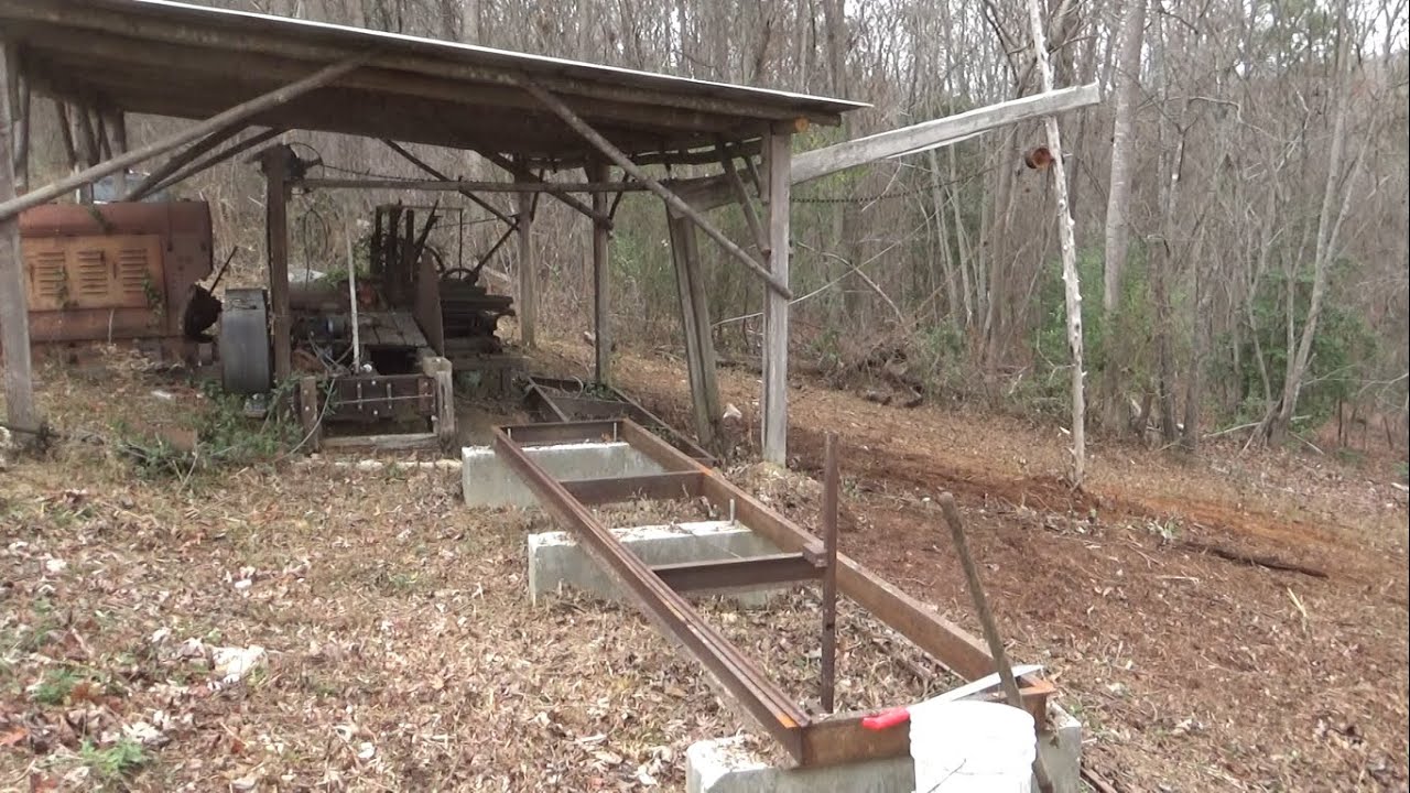 ANTIQUE SAWMILL, THE WORK STARTS WITH CLEANING