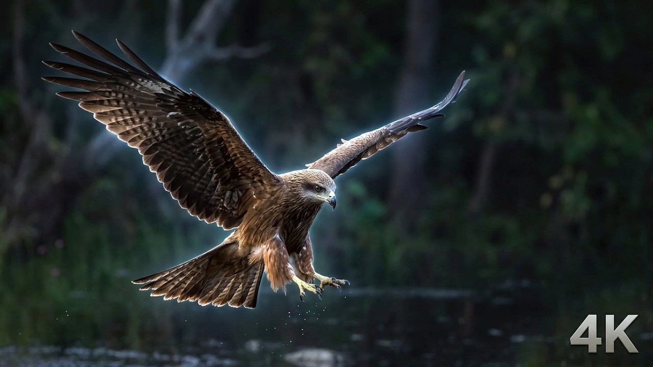 Flying Bird | Black Kite |   action shots |   Canon R7
