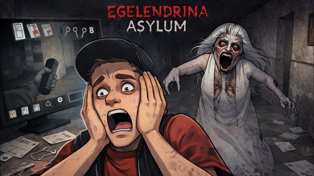 JOGANDO  SLENDRINA  ASYLUM  EM 2026 É  QUASE   INFARTEI  (JOGO  COMPLETO)