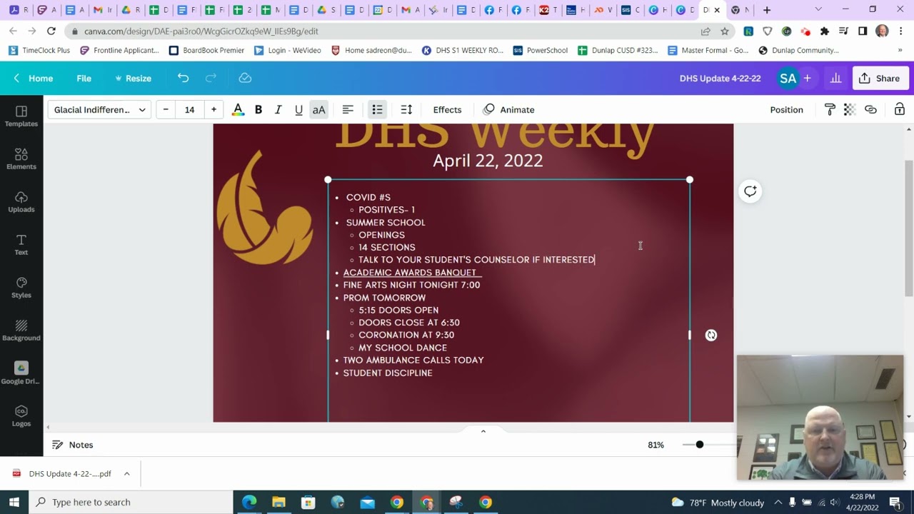 DHS Update 4-22-22