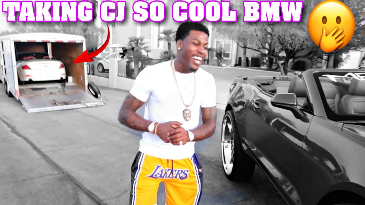 I CANT BELIEVE CJ SO COOL LETTING ME CUSTOMIZE HIS BMW