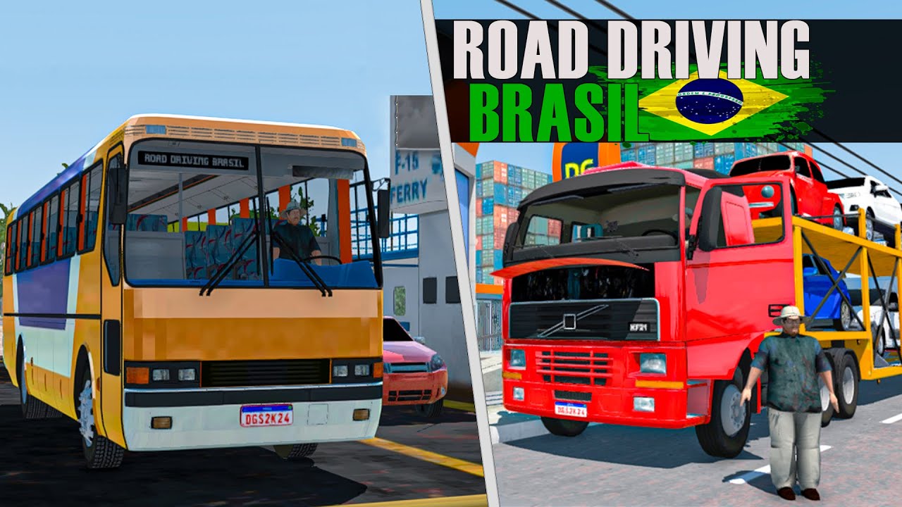 Road Driving Brasil - Novo Jogo de Caminhões, Ônibus e Vans para Celular