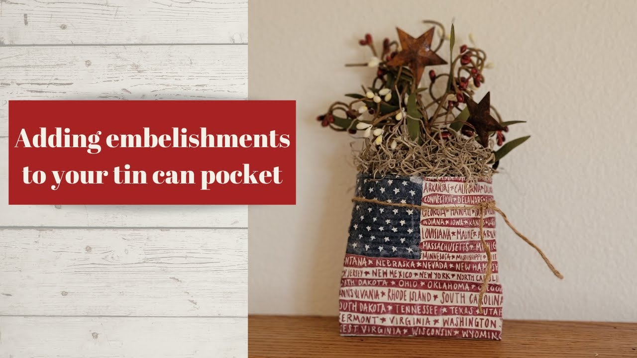Tin Can Pocket Posy # 3