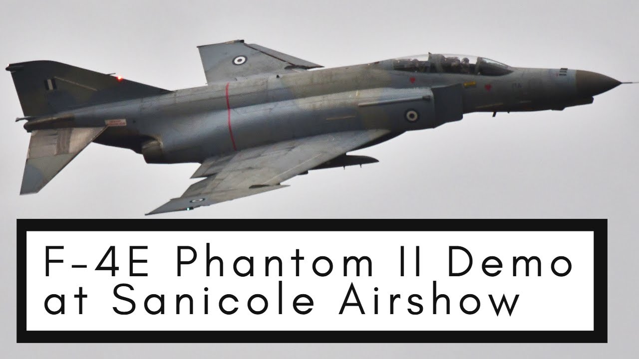 Sanicole Airshow F-4E Phantom II Hellenic Air Force Display