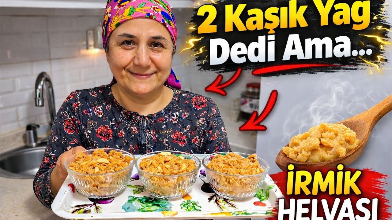 Annemle İrmik Helvası Yaptık... Ama İşler Karıştı 😂