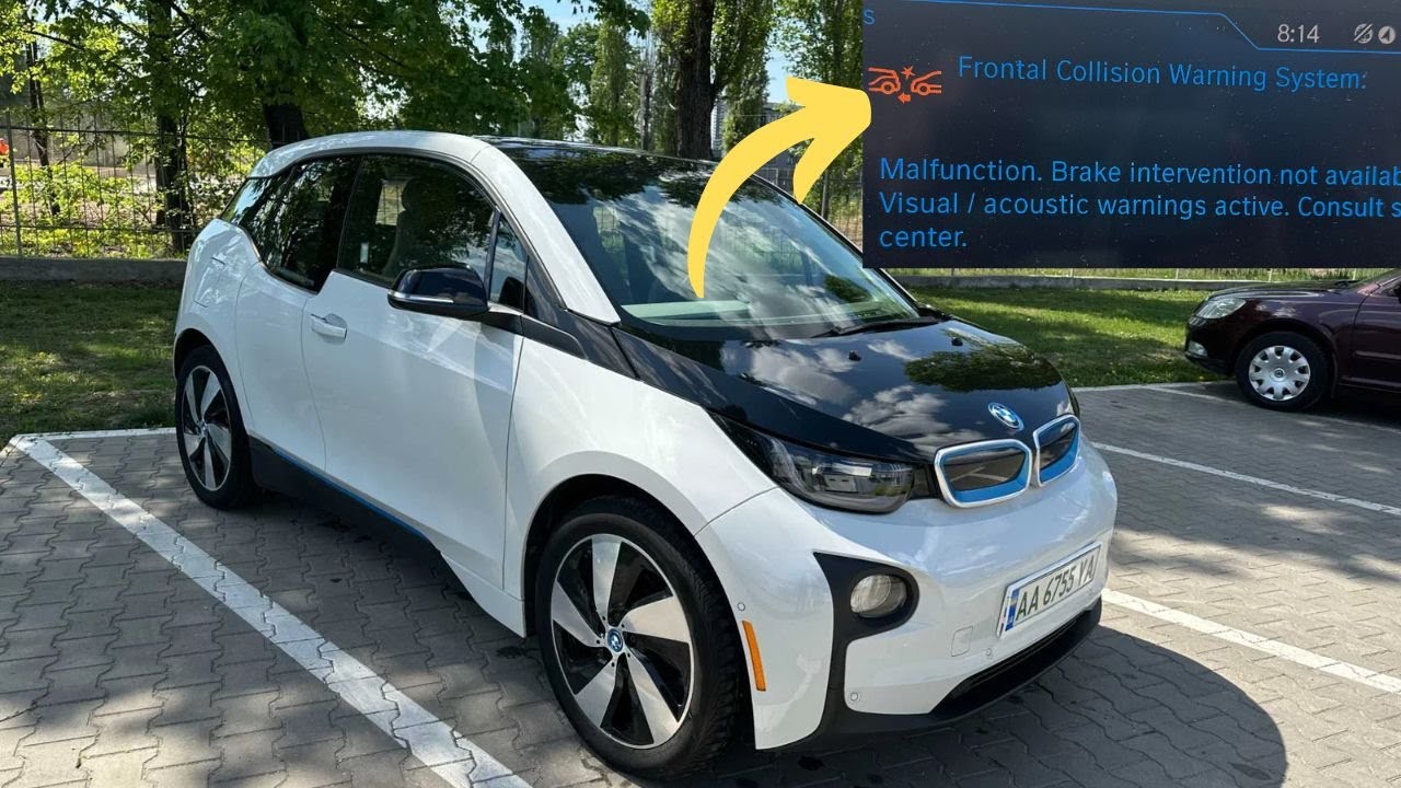 Ostrzeżenie o zderzeniu czołowym w samochodach BMW