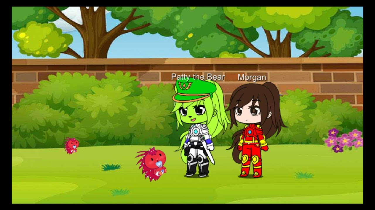 Patty the bear and Morgan Stark meets Baby Flaky from El Plexpero @Baczamlp @El_Plexpero