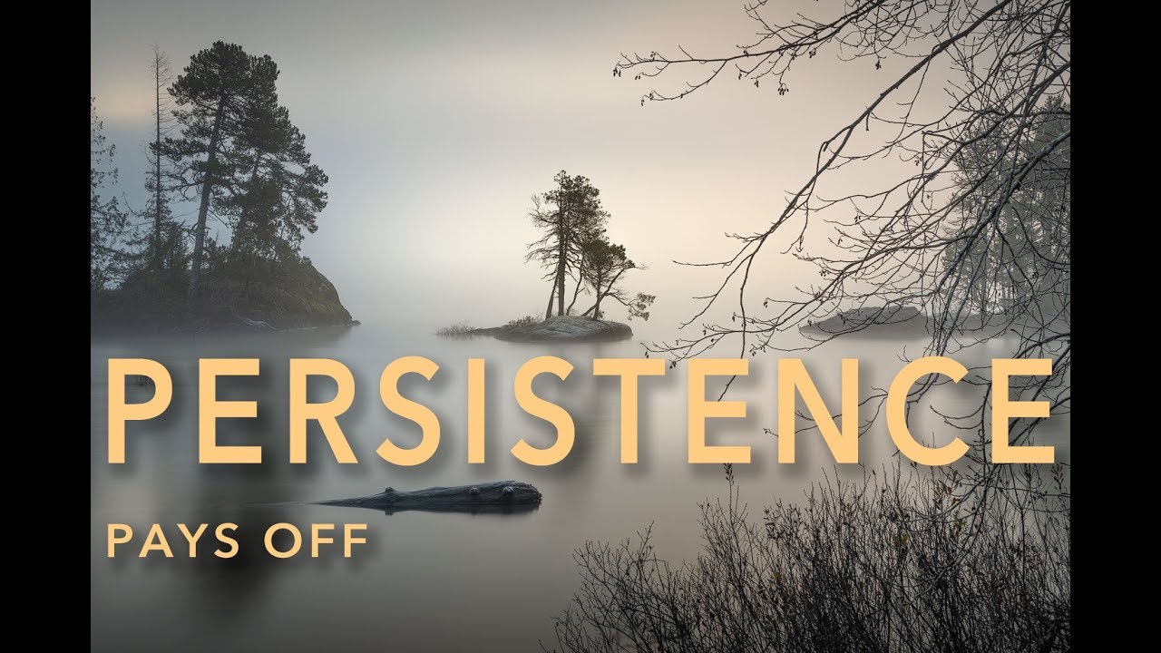 PERSISTENCE and returning to a location pays off
