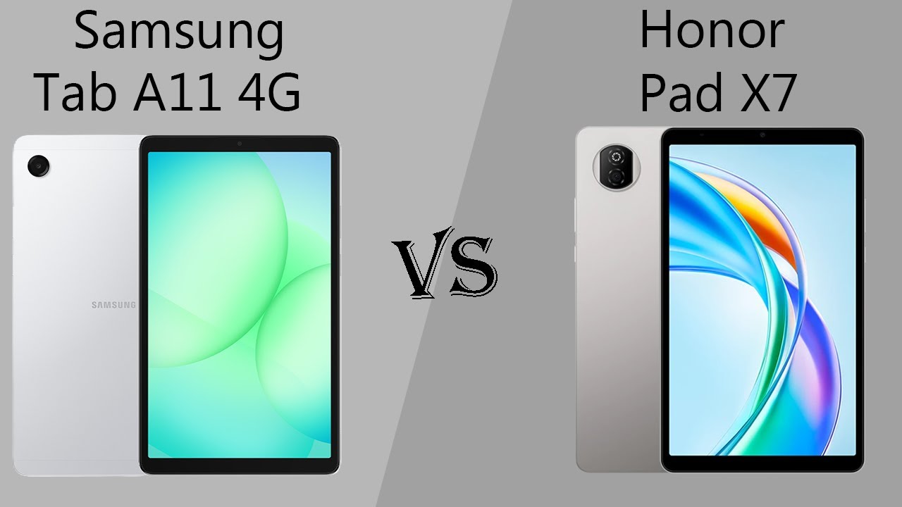 Samsung Galaxy tab A11 4G vs Honor Pad X7