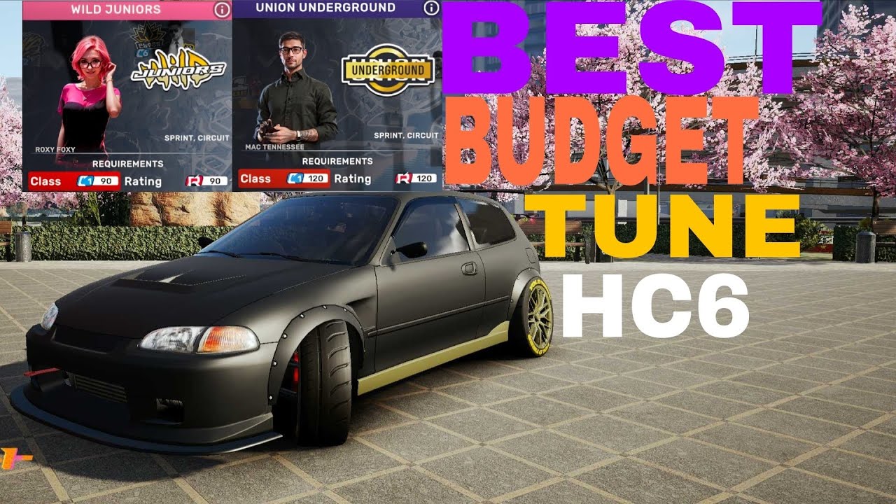 BEST BUDGET TUNE FOR HC6 Honda Civic CarX Street.Tune for C1 WILD JUNIORS & UNION UNDERGROUND CLUBS