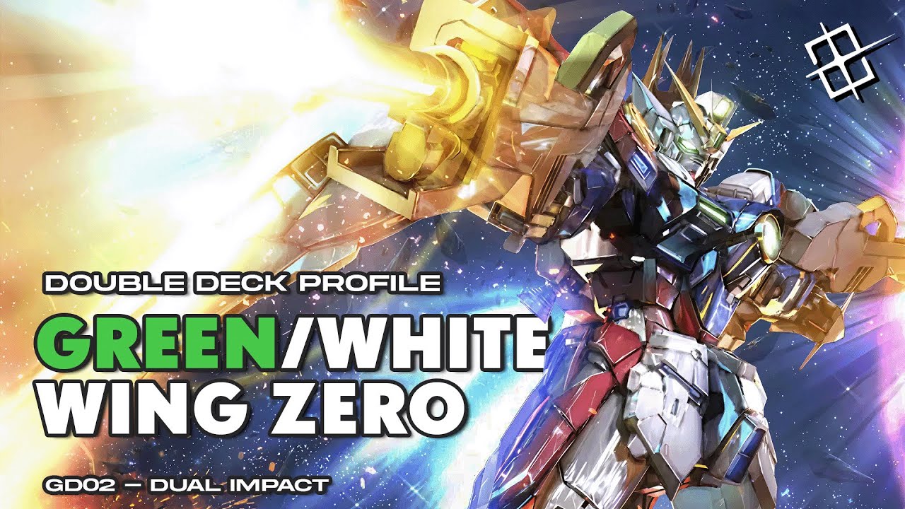 GD02 Green/White Wing Zero DOUBLE Deck Profile