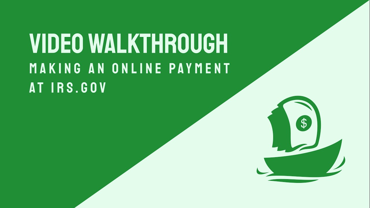 How to Make an Online Payment at IRS.gov (Walkthrough)