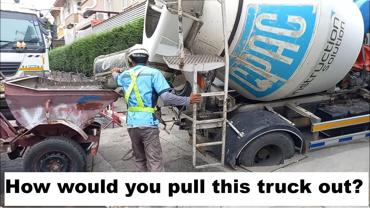How to rescue this truck from this Sticky Wicket?