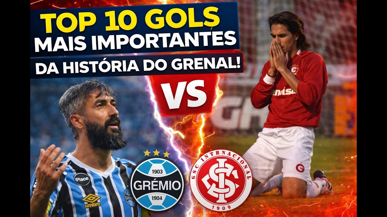 10 GOLS QUE CALARAM O RIVAL NO GRENAL! 😳🔥
