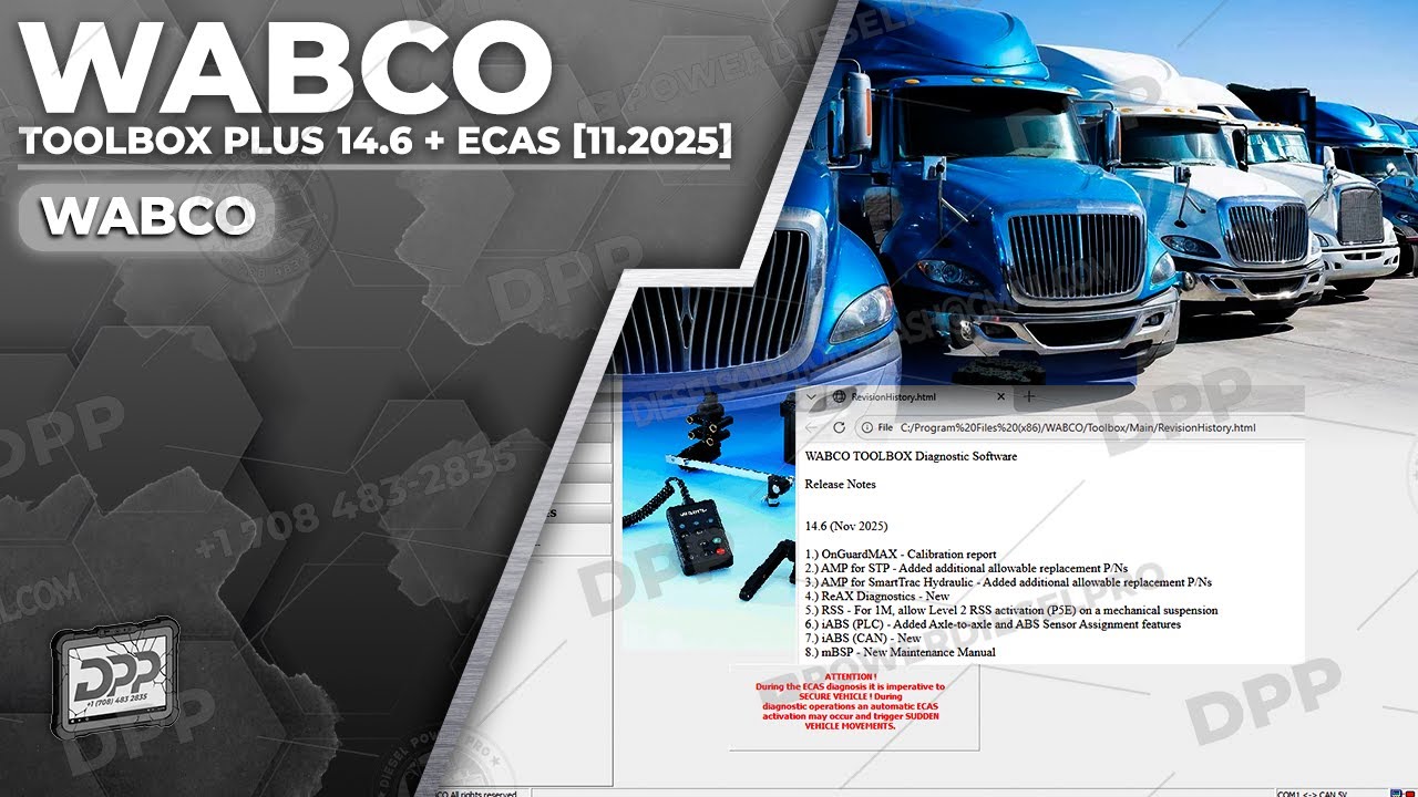 LEARN HOW TO INSTALL WABCO TOOLBOX PLUS 14.6 + ECAS [11.2025] IN LESS THAN 2 MINUTES