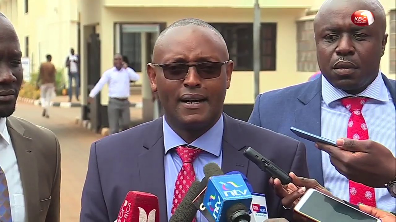 Samboja records a statement over the conflict between camel herders in his county