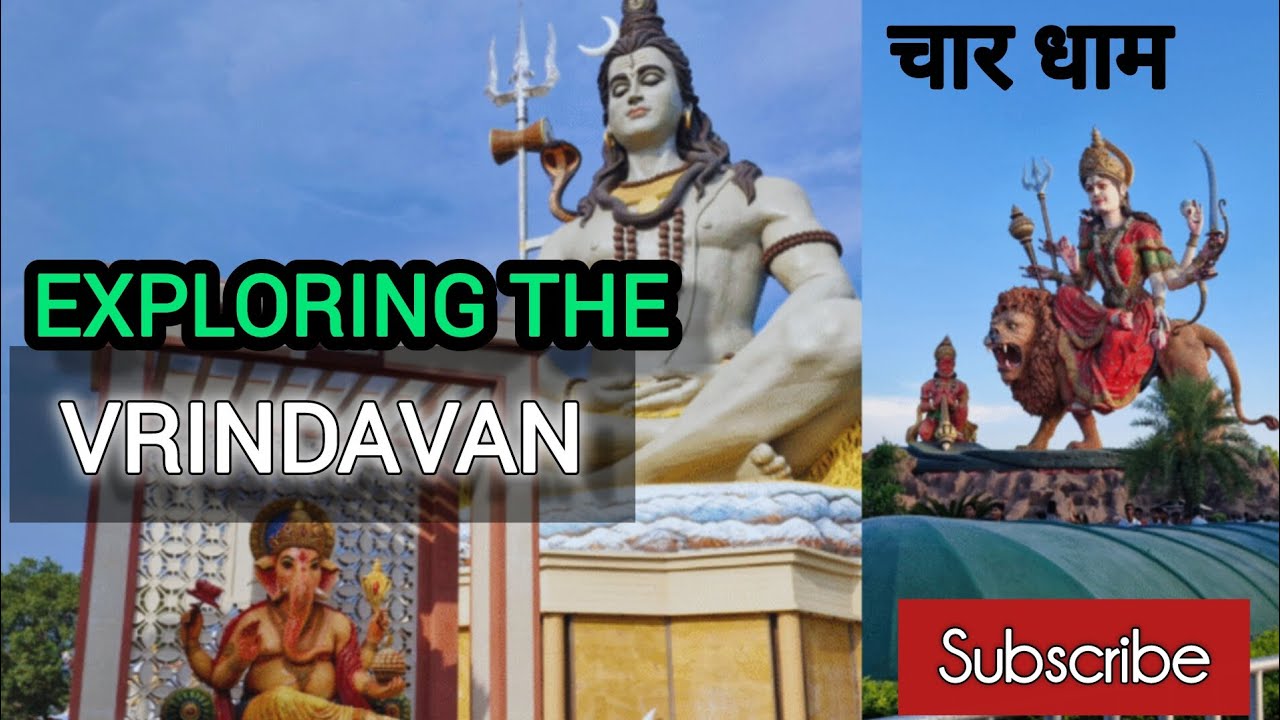 Char Dhaam🕉️ Jahan Kanha ki leela aur Mahadev ka ashirwad milta hai ||VRINDAVAN ,MATHURA TOUR||