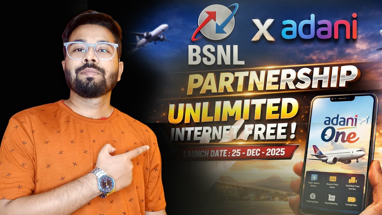 BSNL &times; Adani Partnership 🔥 | Gets FREE High-Speed Wi-Fi & Network...!! #bsnl
