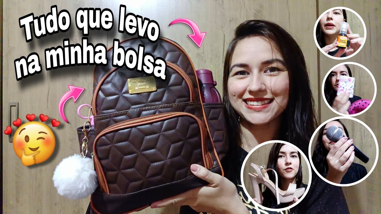 O QUE TEM NA MINHA BOLSA! OU MOCHILA.