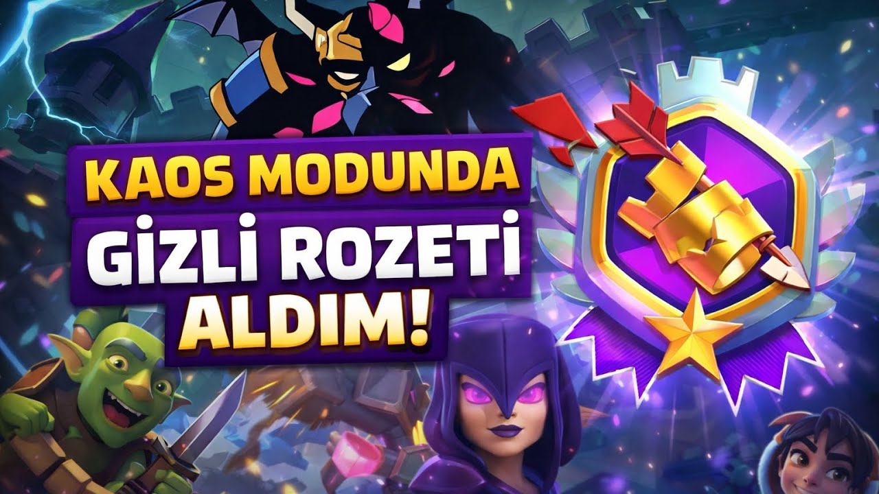 KAOS Modunda Gizli Rozeti Aldım! (Çoğu Kişi Bilmiyor)