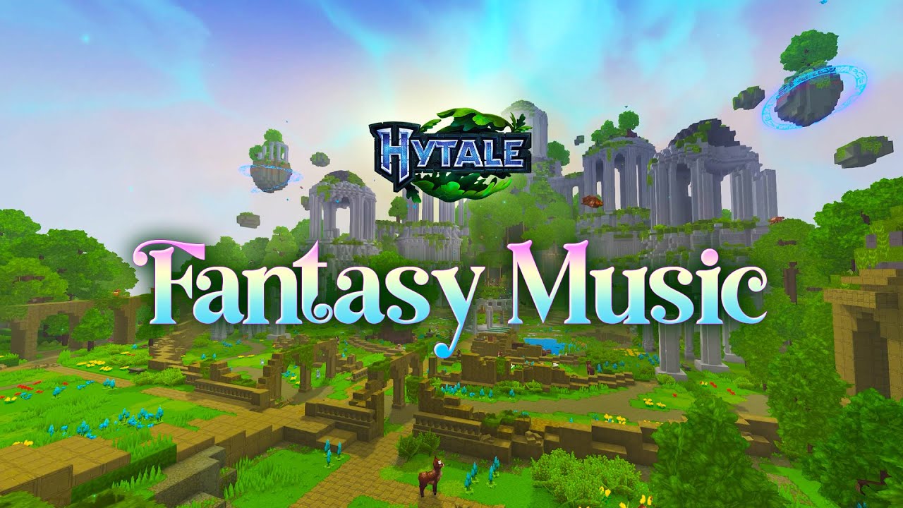 [3 hours] Hytale Music Mix 🧙🏼&zwj;♂️🌳 Relaxing Fantasy Soundtrack to Study, Read & Sleep ☁️