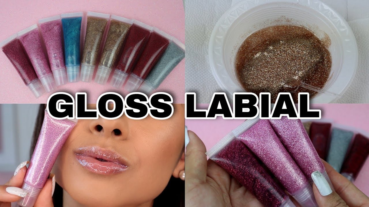 COMO FAZER GLOSS LABIAL COM BRILHO