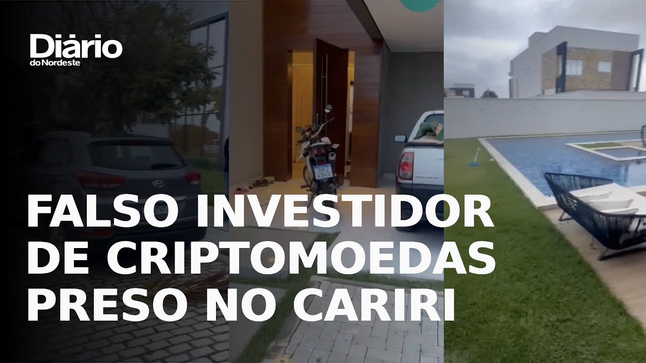Homem que se passava por investidor de criptomoedas é preso no Cariri com dinheiro e carros de luxo