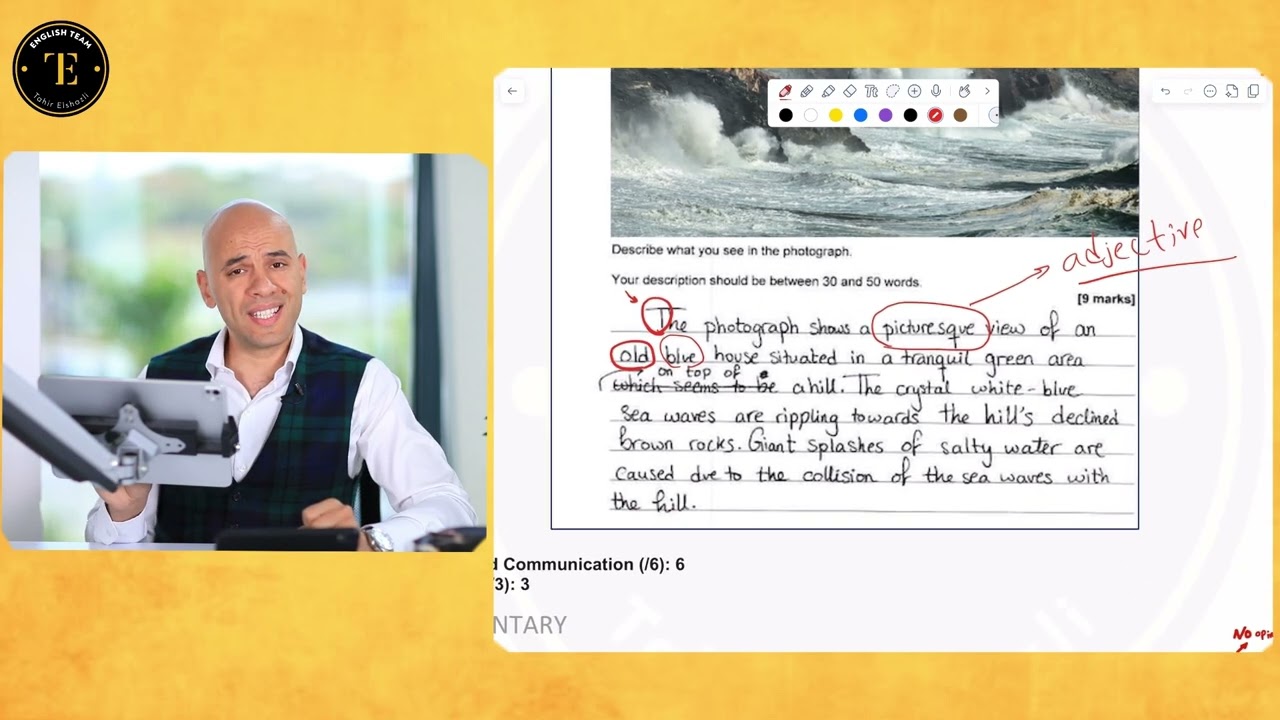 STOP Writing Boring Photo Descriptions! IGCSE OxfordAQA Writing Q1 FULL MARKS Guide 💯📸