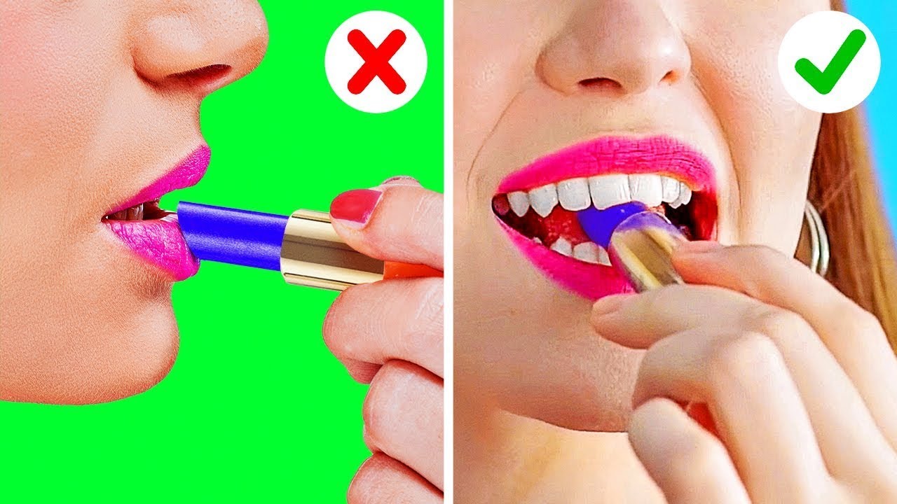 إعادة استخدام الماكياج القديم || طرق ممتعة لإصلاح وإعادة استخدام وتجديد الماكياج