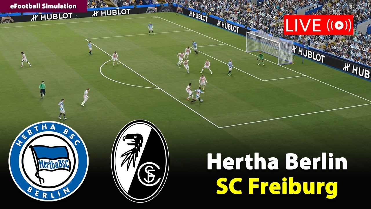 🔴Live- Hertha Berlin gegen SC Freiburg | Deutscher Pokal 2025/26 | eFootball PES21 Simulation