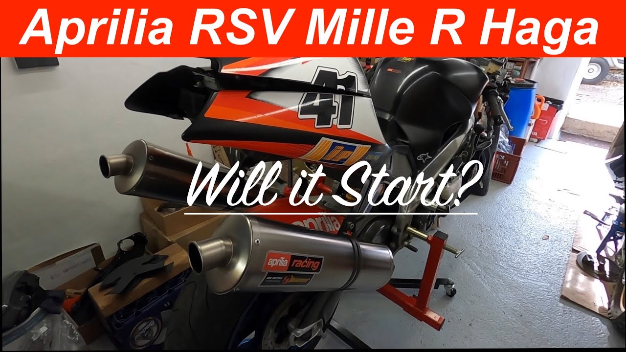 Aprilia RSV Mille Haga Replica: Giving it some TLC but will it finally RUN ???