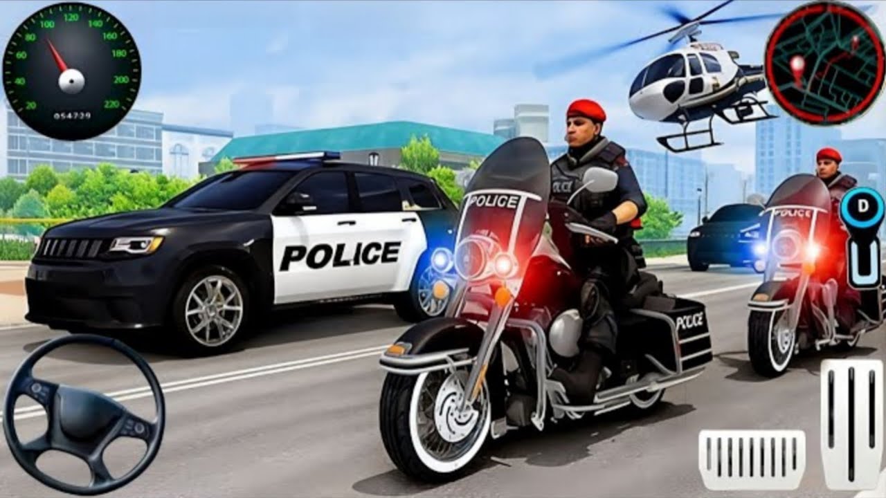 Police Car Chase Simulator 3D Game - Real Cop Cars Driving Simulator 2026 - Android GamePlay