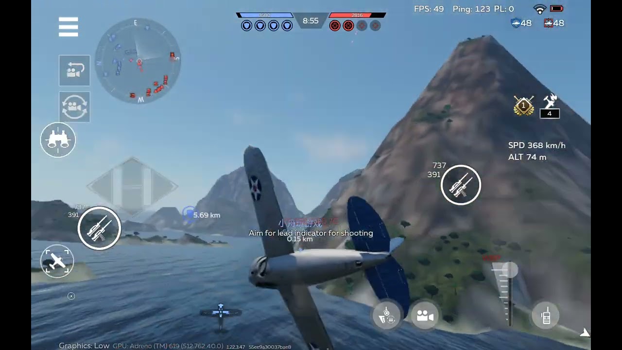 F2A-1 Air Battle Gameplay #WTM 13 downs 0 deaths