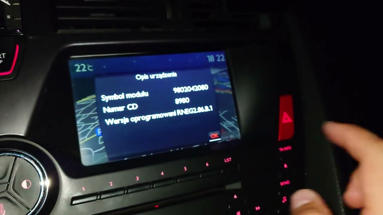 CITROEN DS5 RNEG2.86 B JAK SPRAWDZIĆ I NAPRAWIĆ BŁĄD NOŚNIKA PRZY AKTUALIZACJI