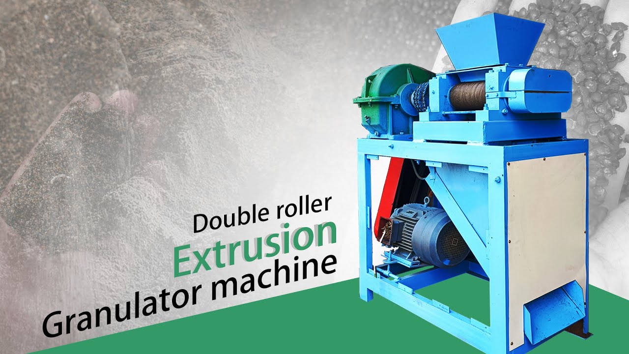 1-1.5t/h! Simple and efficient pellet production.Double roller extrusion granulator.