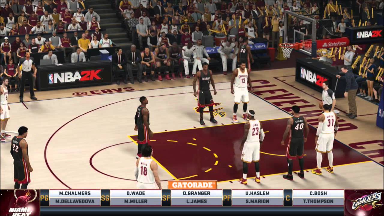 NBA 2K15 Gameplay - Miami Heat vs Cleveland Cavaliers Full Game (Xbox One)