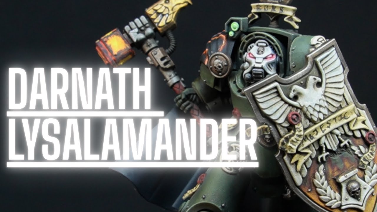 Darnath Lysander, but he's a Salamander | Speed Build + Paint | Warhammer 40k Terminator Model Lofi