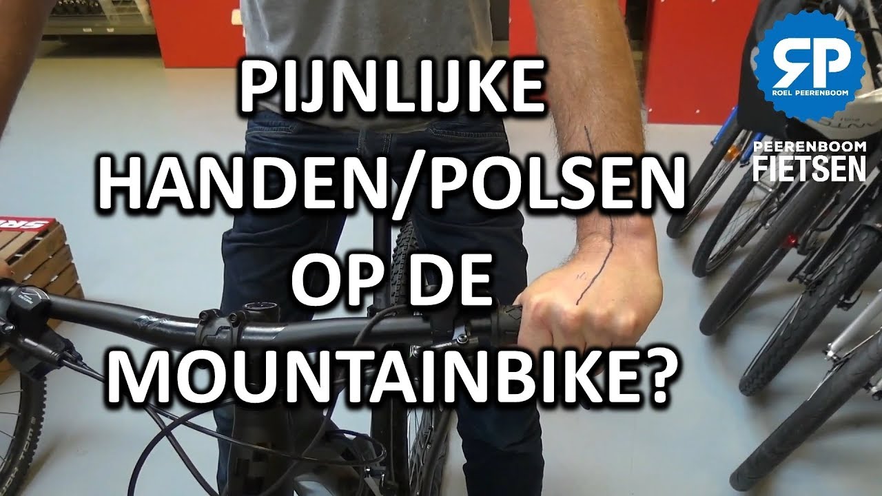 OPLOSSING VOOR TINTELENDE OF PIJNLIJKE HANDEN EN POLSEN OP DE FIETS / MOUNTAINBIKE
