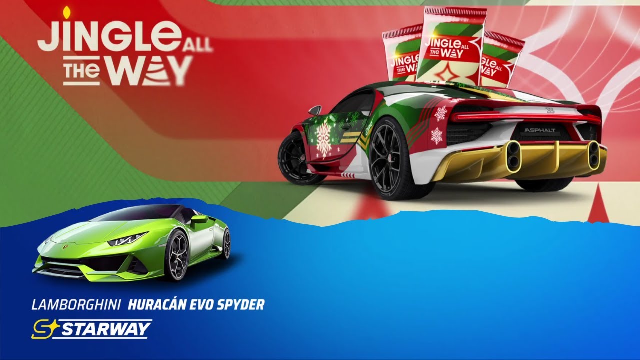 Asphalt Legends | 28: Jingle all the Way ❄ and Unlocking the Huracán EVO Spyder in Starway ☆