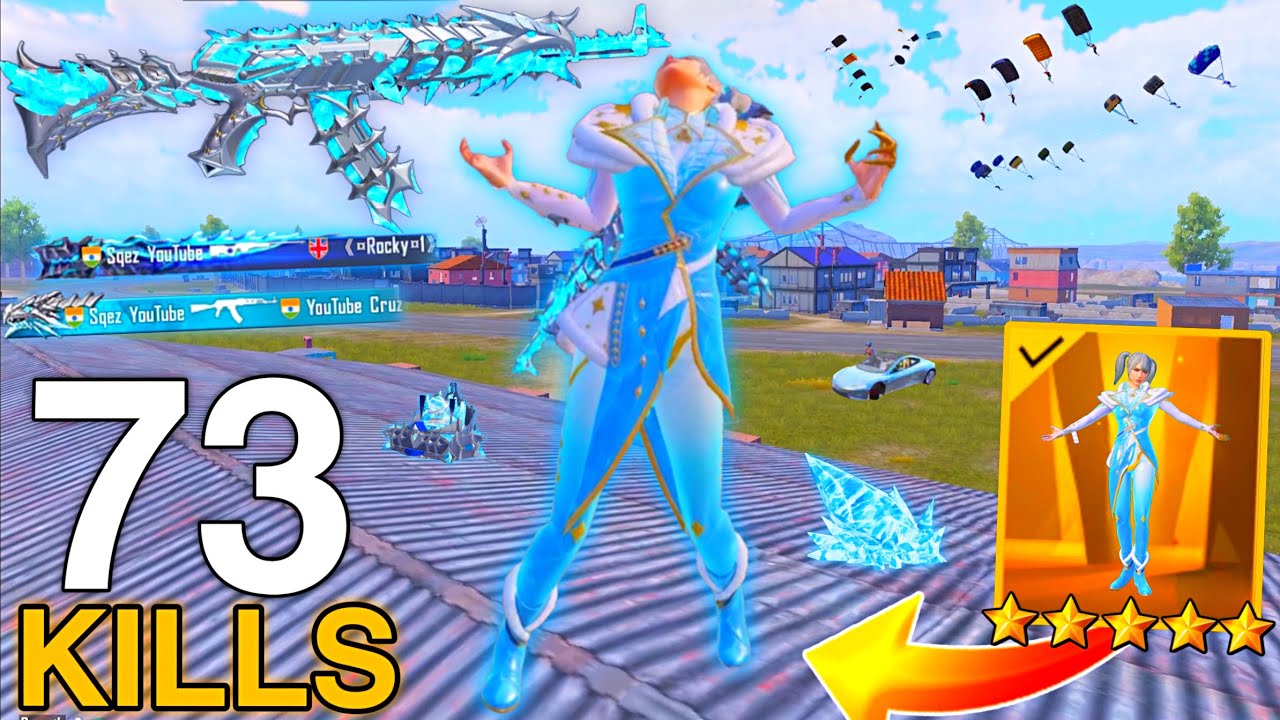 73 KILLS!🥶 IN 2 MATCHES FASTEST RECORD W/ GLACIER WITCH SET😍 SAMSUNG,A7,A8,J5,J6,J7,XS,A3,A4,A5,A6